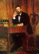 Thomas Eakins Dr Horatio Wood oil painting artist